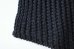 画像6: sulvam       サルバム ”slach knit scarf”スリット入りニットスカーフ・ブラック (6)