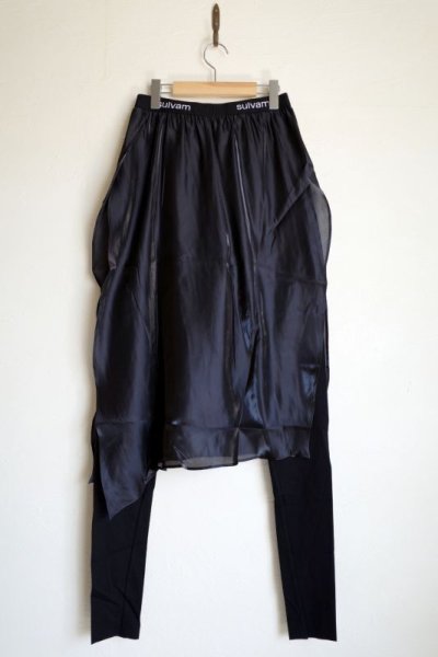 画像2: sulvam       サルバム ”mens skirt leggings”スカート付レギンスパンツ