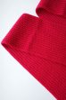 画像4: sulvam       サルバム ”slach knit scarf”スリット入りニットスカーフ・レッド (4)