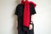 画像15: sulvam       サルバム ”slach knit scarf”スリット入りニットスカーフ・レッド (15)