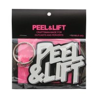 PEEL&LIFT        rubber keyholder ロゴキーホルダー・ホワイト