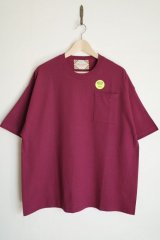 RELAX FIT       リラックスフィット ”POCKET T－SHIRT”・マルーン