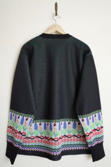 他の写真1: WATARU TOMINAGA       polyester knit sweater・black red