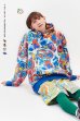 画像3: WATARU TOMINAGA       hooded sweatshirt・blue marble