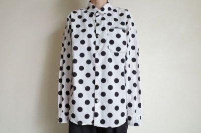 画像8: PEEL&LIFT        polkadot pinned collar shirt ドットプリントシャツ