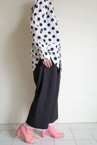 画像13: PEEL&LIFT        polkadot pinned collar shirt ドットプリントシャツ