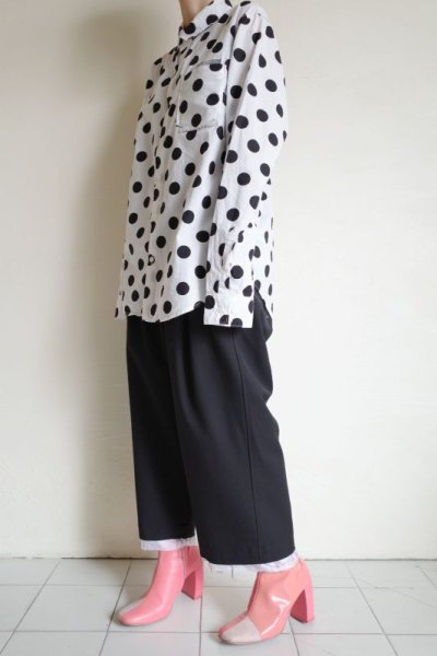 画像12: PEEL&LIFT        polkadot pinned collar shirt ドットプリントシャツ