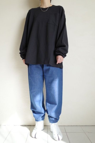 画像9: RELAX FIT       リラックスフィット ”POCKET LONGSLEEVE T－SHIRT”・ブラック