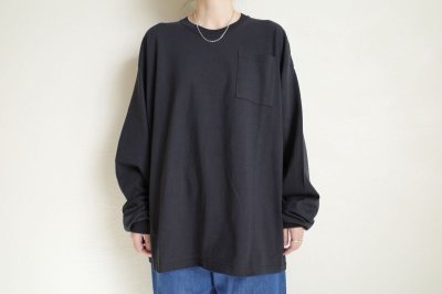画像6: RELAX FIT       リラックスフィット ”POCKET LONGSLEEVE T－SHIRT”・ブラック