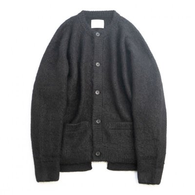 画像1: stein       SUPER KID MOHAIR CARDIGAN・BLACK