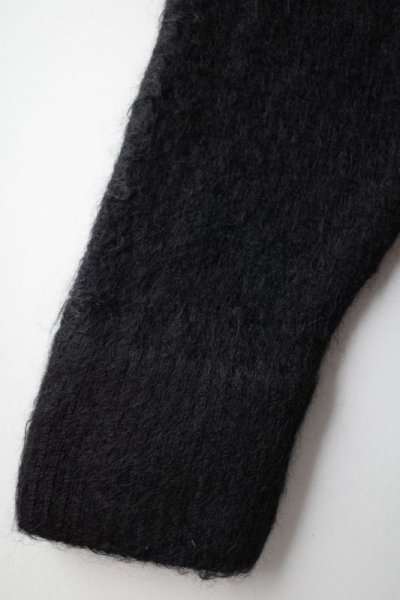 画像12: stein       BI COLOR RIB SUPER KID MOHAIR LS・BLACK