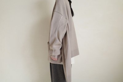 画像6: stein       OVERSIZED FOUR SLEEVES KNIT CARDIGAN・GREIGE
