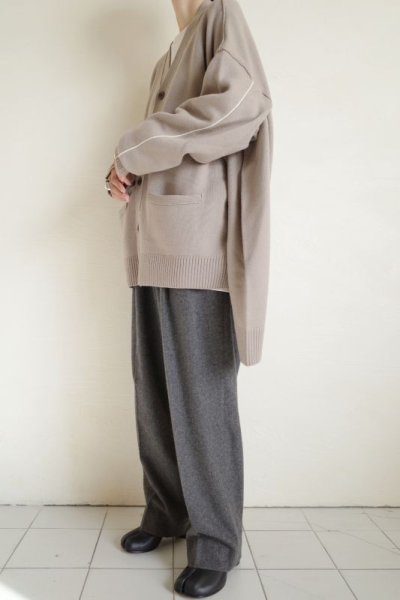 画像9: stein       OVERSIZED FOUR SLEEVES KNIT CARDIGAN・GREIGE
