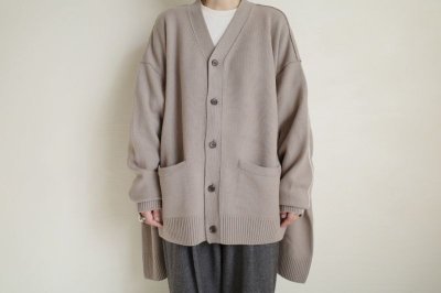 画像5: stein       OVERSIZED FOUR SLEEVES KNIT CARDIGAN・GREIGE
