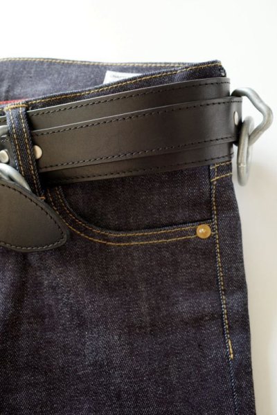 画像7: PEEL&LIFT         ring belt リング付きレザーベルト