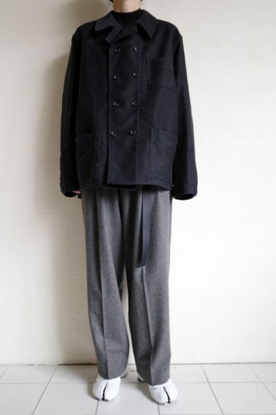 画像13: black means　 ×寅壱 鯉口SHIRT・BLACK