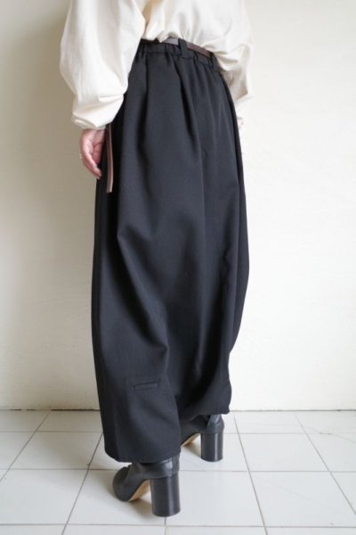 画像3: Dulcamara　　　　　　よそいきワイドサルエルパンツ・ブラック