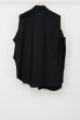 画像2: sulvam       サルバム ”women shoulder open shirt”ショルダーオープンシャツ・ブラック (2)