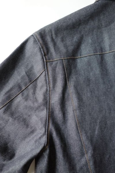 画像15: stein       CASHMERE DENIM FLY FRONT JACKET