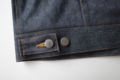 画像17: stein       CASHMERE DENIM FLY FRONT JACKET