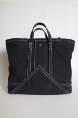 ebagos  エバゴス　　キャンバストライアングルトート L