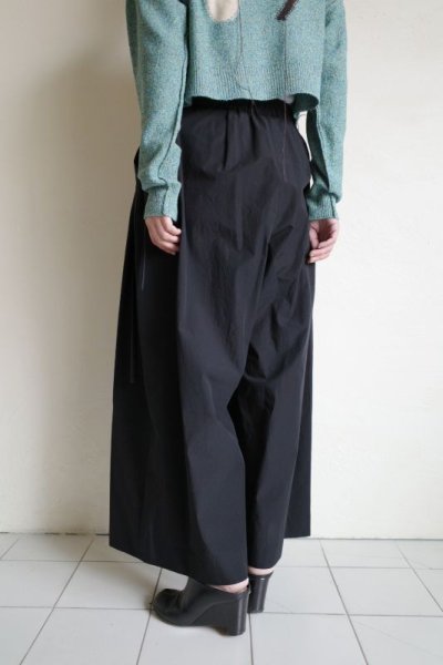画像3: Dulcamara　　　　　　ボリュームワイドシャツパンツ・ブラック