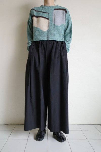 画像4: Dulcamara　　　　　　ボリュームワイドシャツパンツ・ブラック