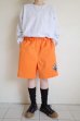 画像12: WATARU TOMINAGA       elastic waist shorts・orange (12)