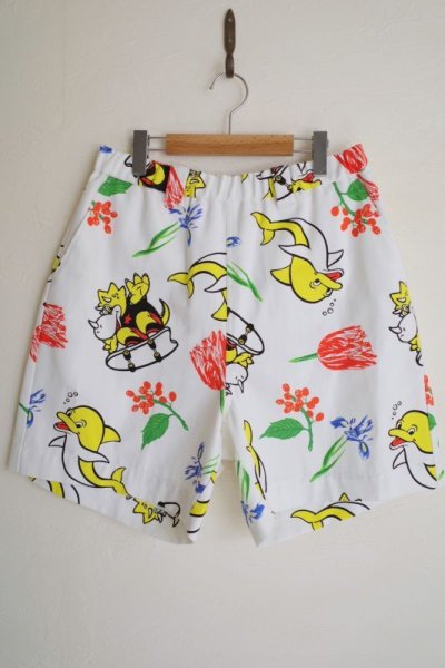 画像1: WATARU TOMINAGA       elastic waist shorts・large dolphin&dino