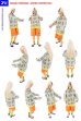 画像9: WATARU TOMINAGA       elastic waist shorts・orange