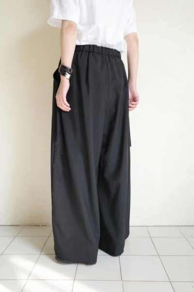 画像11: Dulcamara　　　　　　よそいきボリュームワイドパンツ・ブラック　