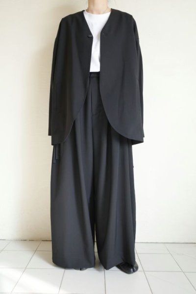 画像18: Dulcamara　　　　　　よそいきボリュームワイドパンツ・ブラック　