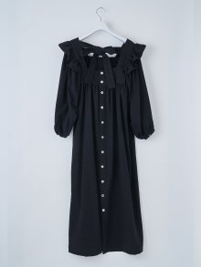 他の写真1: naokitomizuka       コットンバックリボンドレス・ブラック