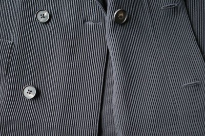 画像3: stein       OVERSIZED GRADATION PLEATS JACKET・DARK NAVY