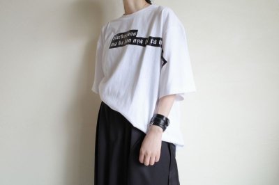 画像2: black means　 プリントTシャツ・WHITE