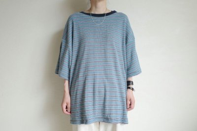 画像6: RELAX FIT       リラックスフィット ”MILLER× RELAXFIT PANEL RIB BORDER TSHIRT”パネルボーダーリブTシャツ