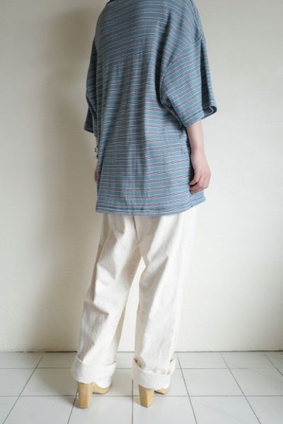 画像12: RELAX FIT       リラックスフィット ”MILLER× RELAXFIT PANEL RIB BORDER TSHIRT”パネルボーダーリブTシャツ