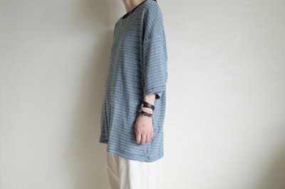 画像10: RELAX FIT       リラックスフィット ”MILLER× RELAXFIT PANEL RIB BORDER TSHIRT”パネルボーダーリブTシャツ
