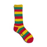 PEEL&LIFT        tricolor sox トリコカラーソックス・イエロー×グリーンxレッド
