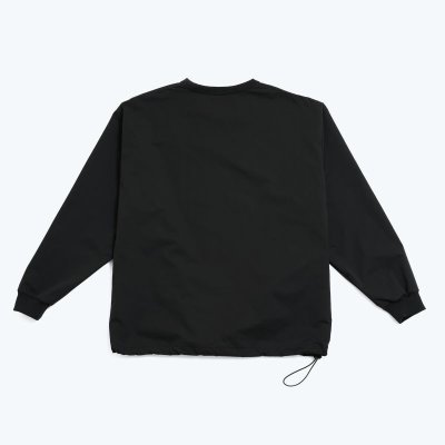 画像5: UNTRACE       UNTRACE BASIC BOX STRETCH SMOCK L/S・BLACK