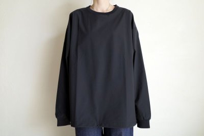 画像11: UNTRACE       UNTRACE BASIC BOX STRETCH SMOCK L/S・BLACK