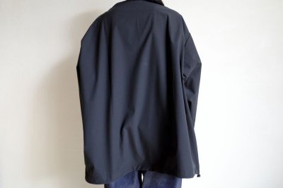 画像13: UNTRACE       UNTRACE BASIC BOX STRETCH SMOCK L/S・BLACK