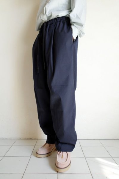 画像17: UNTRACE       UNTRACE BASIC TAPERED STRETCH TRACK PANTS・DARK NAVY
