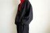 画像10: HeRIN.CYE       Big asymmetry collar jacket・BLACK (10)