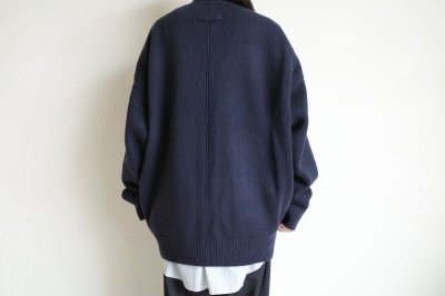 画像9: ssstein       EX FINE LAMBS KNIT CARDIGAN・MIDNIGHT