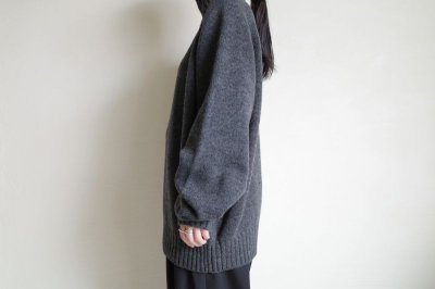 画像7: stein       EX FINE LAMBS LOOSE HIGH NECK KNIT LS・CHARCOAL