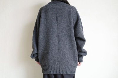 画像8: stein       EX FINE LAMBS LOOSE HIGH NECK KNIT LS・CHARCOAL
