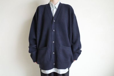 画像7: ssstein       EX FINE LAMBS KNIT CARDIGAN・MIDNIGHT