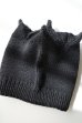 画像2: WATARU TOMINAGA       tsuno knit beanie・black (2)