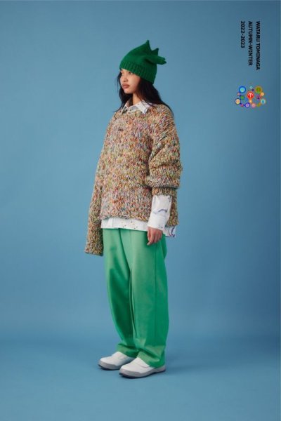 画像1: WATARU TOMINAGA       hand knitted lowgauge sweater